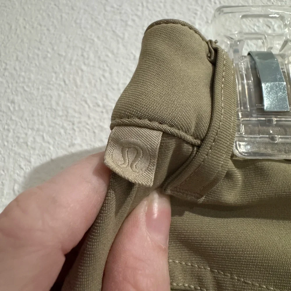 Khaki Lulu Lemon Pants